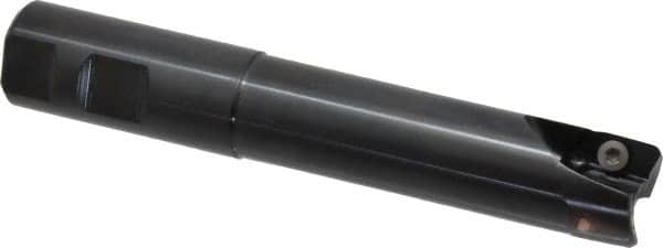 Kennametal - 1" Cut Diam, 18.03mm Max Depth of Cut, 1" Shank Diam, 153.16mm OAL, Indexable Square Shoulder End Mill - EC18.., EP18.. Inserts, Weldon Shank, 0° Lead Angle, Through Coolant - Americas Industrial Supply