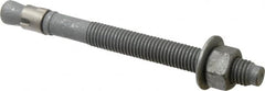 Value Collection - 5/8" Diam, 5/8" Drill, 7" OAL, Wedge Expansion Concrete Anchor - Grade 5 Steel, Galvanized Finish, Hex Nut Head, Hex Drive, 4" Thread Length - Americas Industrial Supply