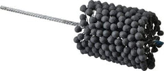 Brush Research Mfg. - 3-1/4" to 3-3/4" Bore Diam, 240 Grit, Silicon Carbide Flexible Hone - Extra Fine, 13-1/2" OAL - Americas Industrial Supply