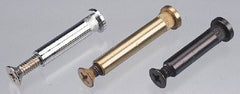 Made in USA - 1/4-20 Thread Barrel, Slotted/Phillips Drive, Stainless Steel Sex Bolt & Binding Post - 3/4" Long Barrel, Grade 18-8 - Americas Industrial Supply