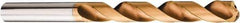 Sandvik Coromant - 12.6mm 140° Solid Carbide Jobber Drill - TiAlN Finish, Right Hand Cut, Cylindrical Shank, 160mm OAL - Americas Industrial Supply