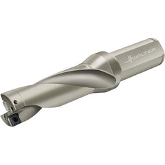 Walter - 82.5mm Max Drill Depth, 3xD, 27.5mm Diam, Indexable Insert Drill - 2 Inserts, 32mm Shank Diam, Flange Shank - Americas Industrial Supply
