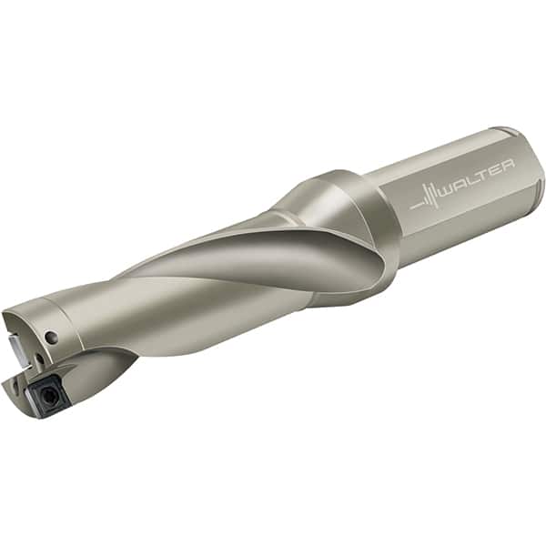 Walter - 79.5mm Max Drill Depth, 3xD, 26.5mm Diam, Indexable Insert Drill - 2 Inserts, 32mm Shank Diam, Flange Shank - Americas Industrial Supply