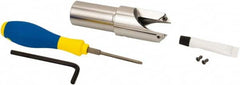 Iscar - Series ChamRing, 1.496" Overall Diam, 5.21" OAL Drilling Chamfer Ring - XCGT 09... Insert - Americas Industrial Supply