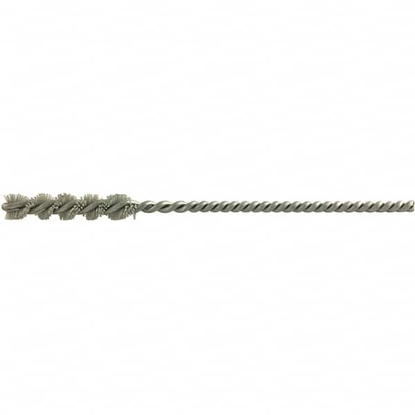 Brush Research Mfg. - 3/8" Bore Diam, 180 Grit, Aluminum Oxide Flexible Hone - Medium, 1-1/2" OAL - Americas Industrial Supply