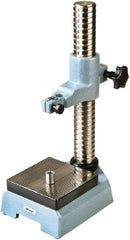 Mitutoyo - Cast Iron, Comparator Gage Stand - 464mm High, 150mm Base Length x 150mm Base Width x 64mm Base Height, Includes Holder - Americas Industrial Supply