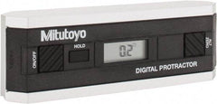 Mitutoyo - 0.10 dg Resolution Digital Combination Protractor and Inclinometer - Multiple dg Accuracy, Multiple dg Range - Americas Industrial Supply
