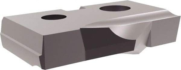 Allied Machine and Engineering - 24mm Diam x 5/32" Thick, Seat Code 1, 90° Included Angle Spade Drill Insert - TiAlN Coated, Cobalt, Grade Super Cobalt, Series T-A - Americas Industrial Supply