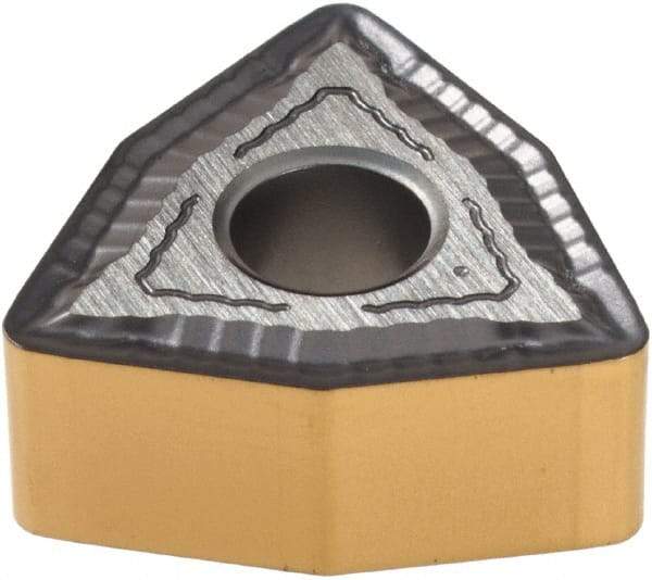 Iscar - WNMG332 WG Grade IC807 Carbide Turning Insert - TiAlN Finish, 80° Trigon, 3/8" Inscr Circle, 3/16" Thick, 1/32" Corner Radius - Americas Industrial Supply