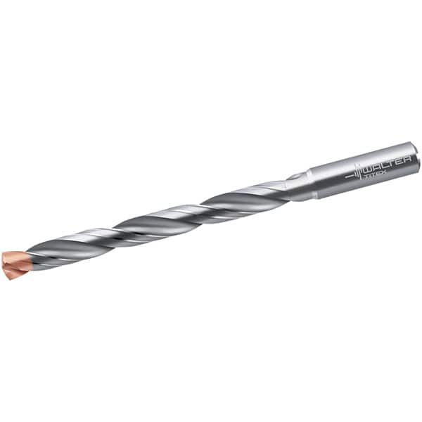 Walter-Titex - 11.8mm 140° Solid Carbide Jobber Drill - Double Coating Finish, Right Hand Cut, Spiral Flute, Straight Shank, 163mm OAL, X-treme D Point - Americas Industrial Supply