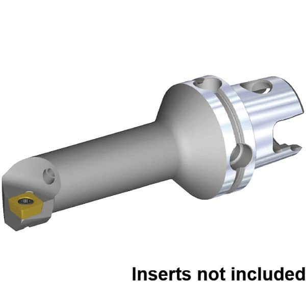 Kennametal - Right Hand Cut, 16mm Min Bore Diam, Size KM40TS Steel Modular Boring Cutting Unit Head - 42.21mm Max Bore Depth, Through Coolant, Compatible with CP.. 060204, CP.. 2151 - Americas Industrial Supply