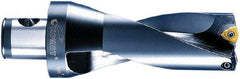 Komet - 6.843" Max Drill Depth, 3xD, 2-9/32" Diam, Indexable Insert Drill - 2 Inserts, ABS 80 Modular Connection Shank - Americas Industrial Supply