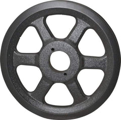 Browning - 1 Groove, 3/8 to 1-1/2 Bore Diam, 8-3/4" Outside Diam, QD Bushed V Belt Sheave - 8.0 A Diam Belt Pitch - Americas Industrial Supply