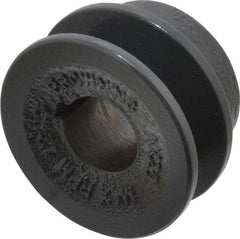 Browning - 3/4" Bore, 15/16 Long, 2" Outside Diam, Finished Bore Single Groove V Belt Sheave - 21/32" Wide, 1.46" Pitch Diam of 3L Belt, 1.8" Pitch Diam of 4L Belt - Americas Industrial Supply