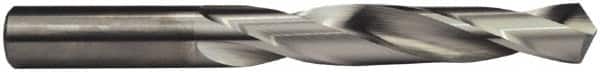 M.A. Ford - Letter F 118° Solid Carbide Jobber Drill - Bright Finish, Right Hand Cut, Spiral Flute, Straight Shank, 3-1/4" OAL, Four Facet Point - Americas Industrial Supply