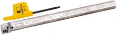 Kennametal - 16mm Min Bore Diam, 181.17mm OAL, 12mm Shank Diam, L-SCLP Indexable Boring Bar - 22.35mm Max Bore Depth, CP.. 060204 Insert, Screw Holding Method - Americas Industrial Supply