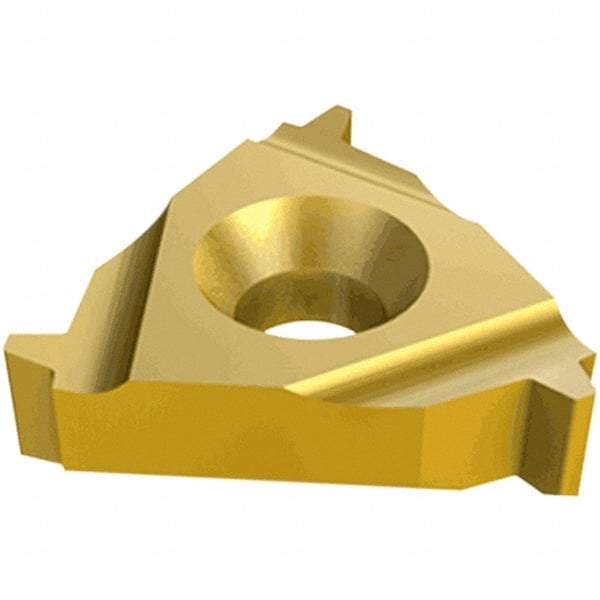Iscar - 27ER External Right Hand 4 Acme Laydown Threading Insert - Grade IC250, TiCN/TiN Coated Carbide, 15.88mm Inscribed Circle - Americas Industrial Supply