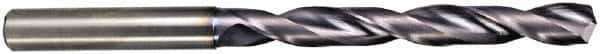 M.A. Ford - 7.4mm, 142° Point, Spiral Flute, Solid Carbide Taper Length Drill Bit - ALtima Finish, 70mm Flute Length, 118mm OAL, Series 2XDCL - Americas Industrial Supply