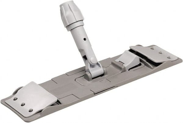 Unger - 16" Long x 4" Wide Plastic Dust Mop Frame - Gray, Threaded - Americas Industrial Supply