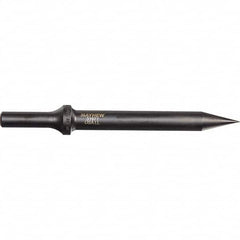 Mayhew - 6" OAL, Tapered Punch Chisel - Round Drive, Round Shank, Steel - Americas Industrial Supply