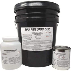 Made in USA - 50 Lb Concrete Repair/Resurfacing - Tile Red, 25 Sq Ft Coverage, Epoxy Resin - Americas Industrial Supply