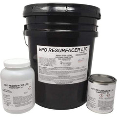 Made in USA - 50 Lb Concrete Repair/Resurfacing - Medium Gray, 25 Sq Ft Coverage, Epoxy Resin - Americas Industrial Supply