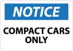 NMC - "Notice - Company Is Not Responsible for Loss or Damage to Parked Cars", 10" Long x 14" Wide, Pressure-Sensitive Vinyl Safety Sign - Rectangle, 0.004" Thick, Use for Accident Prevention - Americas Industrial Supply