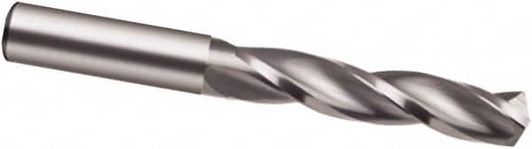 Guhring - 16mm 150° Solid Carbide Jobber Drill - Bright Finish, Right Hand Cut, Spiral Flute, 115mm OAL, Faceted Point - Americas Industrial Supply