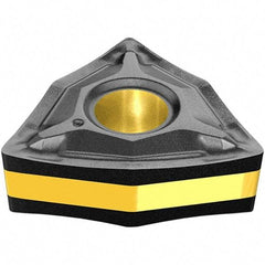 Iscar - TNMG333 TF Grade IC9150 Carbide Turning Insert - TiCN/Al2O3/TiN Finish, 60° Triangle, 3/8" Inscr Circle, 3/16" Thick, 3/64" Corner Radius - Americas Industrial Supply