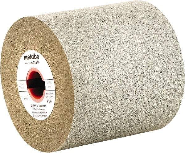 Metabo - 4" Diam x 5/8" Hole x 4" Thick, 180 Grit Surface Grinding Wheel - Zirconia Alumina, Type 1, Fine Grade, Rubber Bond, No Recess - Americas Industrial Supply