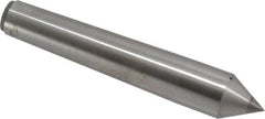 Made in USA - Carbide-Tipped Alloy Steel Standard Point Solid Dead Center - Jarno 10 Taper, 7-1/2" OAL - Americas Industrial Supply