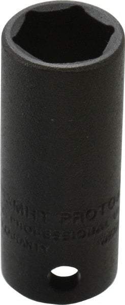 Proto - 3/8" Drive 13mm Deep Thin Wall Impact Socket - 6 Points, 2" OAL - Americas Industrial Supply