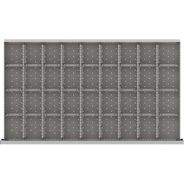LISTA - 36-Compartment Drawer Divider Layout for 3.15" High Drawers - Americas Industrial Supply