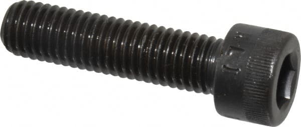 Made in USA - M10x1.50 Metric Coarse Hex Socket Drive, Socket Cap Screw - Grade 12.9 Alloy Steel, Black Oxide Finish, Fully Threaded, 40mm Length Under Head - Americas Industrial Supply