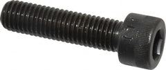 Made in USA - M10x1.50 Metric Coarse Hex Socket Drive, Socket Cap Screw - Grade 12.9 Alloy Steel, Black Oxide Finish, Fully Threaded, 40mm Length Under Head - Americas Industrial Supply