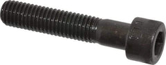Made in USA - M10x1.50 Metric Coarse Hex Socket Drive, Socket Cap Screw - Grade 12.9 Alloy Steel, Black Oxide Finish, Partially Threaded, 50mm Length Under Head - Americas Industrial Supply