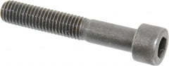 Made in USA - M10x1.50 Metric Coarse Hex Socket Drive, Socket Cap Screw - Grade 12.9 Alloy Steel, Black Oxide Finish, Partially Threaded, 60mm Length Under Head - Americas Industrial Supply
