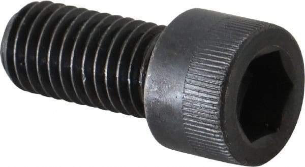 Made in USA - M12x1.75 Metric Coarse Hex Socket Drive, Socket Cap Screw - Grade 12.9 Alloy Steel, Black Oxide Finish, Fully Threaded, 25mm Length Under Head - Americas Industrial Supply