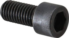 Made in USA - M12x1.75 Metric Coarse Hex Socket Drive, Socket Cap Screw - Grade 12.9 Alloy Steel, Black Oxide Finish, Fully Threaded, 25mm Length Under Head - Americas Industrial Supply