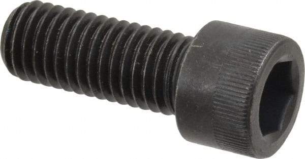 Made in USA - M12x1.75 Metric Coarse Hex Socket Drive, Socket Cap Screw - Grade 12.9 Alloy Steel, Black Oxide Finish, Fully Threaded, 30mm Length Under Head - Americas Industrial Supply
