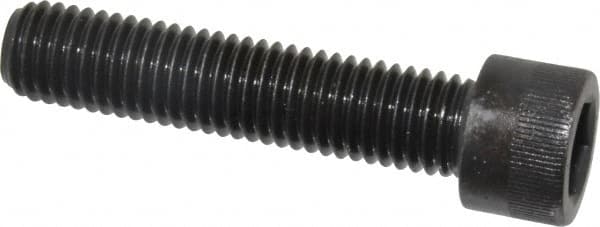 Made in USA - M12x1.75 Metric Coarse Hex Socket Drive, Socket Cap Screw - Grade 12.9 Alloy Steel, Black Oxide Finish, Fully Threaded, 55mm Length Under Head - Americas Industrial Supply