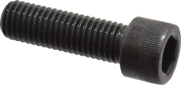Made in USA - M12x1.75 Metric Coarse Hex Socket Drive, Socket Cap Screw - Grade 12.9 Alloy Steel, Black Oxide Finish, Fully Threaded, 40mm Length Under Head - Americas Industrial Supply