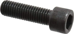 Made in USA - M12x1.75 Metric Coarse Hex Socket Drive, Socket Cap Screw - Grade 12.9 Alloy Steel, Black Oxide Finish, Fully Threaded, 40mm Length Under Head - Americas Industrial Supply