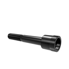 Made in USA - M16x2.00 Metric Coarse Hex Socket Drive, Socket Cap Screw - Grade 12.9 Alloy Steel, Black Oxide Finish, Partially Threaded, 100mm Length Under Head - Americas Industrial Supply