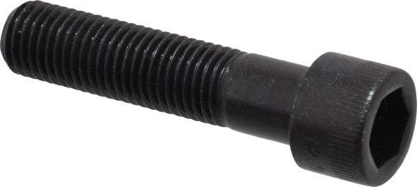 Made in USA - M16x2.00 Metric Coarse Hex Socket Drive, Socket Cap Screw - Grade 12.9 Alloy Steel, Black Oxide Finish, Partially Threaded, 70mm Length Under Head - Americas Industrial Supply