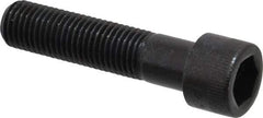 Made in USA - M16x2.00 Metric Coarse Hex Socket Drive, Socket Cap Screw - Grade 12.9 Alloy Steel, Black Oxide Finish, Partially Threaded, 70mm Length Under Head - Americas Industrial Supply