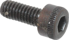 Made in USA - M4x0.70 Metric Coarse Hex Socket Drive, Socket Cap Screw - Grade 12.9 Alloy Steel, Black Oxide Finish, Fully Threaded, 10mm Length Under Head - Americas Industrial Supply