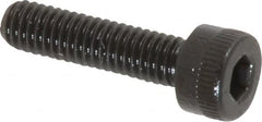 Made in USA - M4x0.70 Metric Coarse Hex Socket Drive, Socket Cap Screw - Grade 12.9 Alloy Steel, Black Oxide Finish, Fully Threaded, 16mm Length Under Head - Americas Industrial Supply