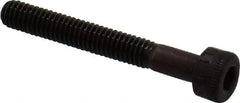 Made in USA - M4x0.70 Metric Coarse Hex Socket Drive, Socket Cap Screw - Grade 12.9 Alloy Steel, Black Oxide Finish, Partially Threaded, 30mm Length Under Head - Americas Industrial Supply