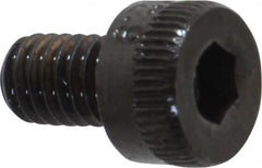 Made in USA - M4x0.70 Metric Coarse Hex Socket Drive, Socket Cap Screw - Grade 12.9 Alloy Steel, Black Oxide Finish, Fully Threaded, 6mm Length Under Head - Americas Industrial Supply